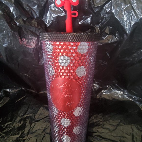 STARBUCKS Disney Minnie Mouse  sparkly Tumbler 2024 - Picture 2 of 10